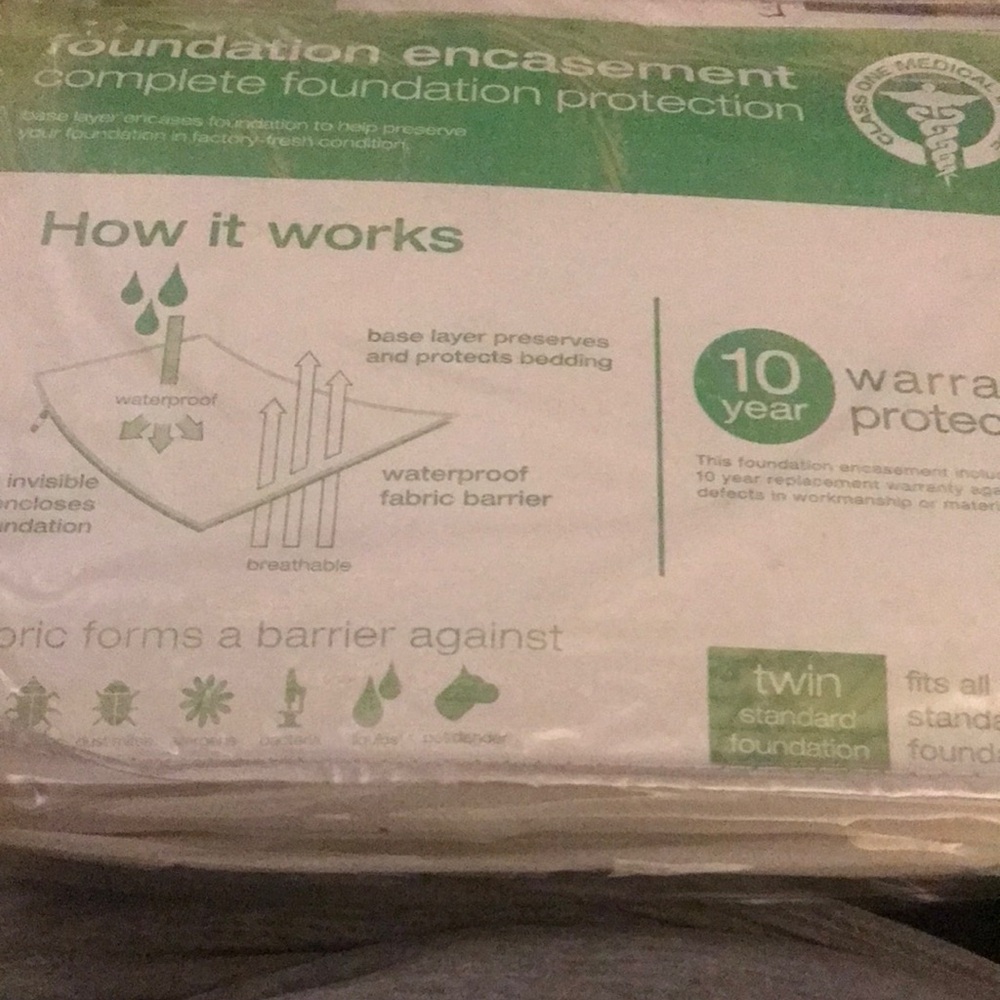 Twin Foundation Encasement - Waterproof and Breathable